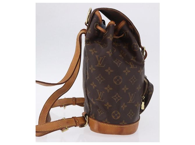 Zaino LOUIS VUITTON Monogram Montsouris MM M51136 LV Auth 198374 Monogramma - vista 4