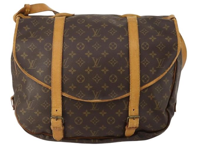 LOUIS VUITTON Monogram Saumur 43 Shoulder Bag M42252 LV Auth 198992 Monogramma - vista 13