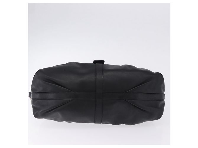 Bulgari Borsa a mano BVLGARI Chandra in pelle nera e oro autentica am12554M Nero D'oro - vista 9