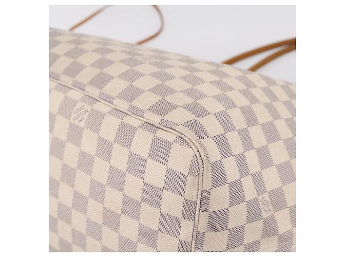 Borsa Tote LOUIS VUITTON Damier Azur Neverfull GM N41360 LV Auth 201906 - vista 14