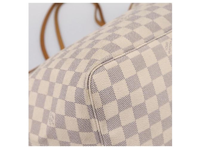 Borsa Tote LOUIS VUITTON Damier Azur Neverfull GM N41360 LV Auth 201906 - vista 15
