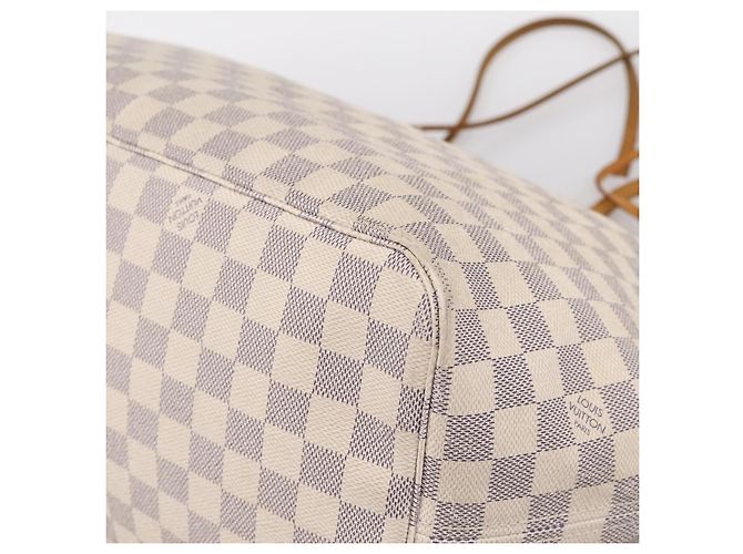 Borsa Tote LOUIS VUITTON Damier Azur Neverfull GM N41360 LV Auth 201906 - vista 16