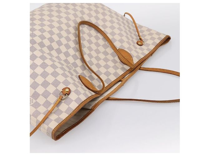 Borsa Tote LOUIS VUITTON Damier Azur Neverfull GM N41360 LV Auth 201906 - vista 6