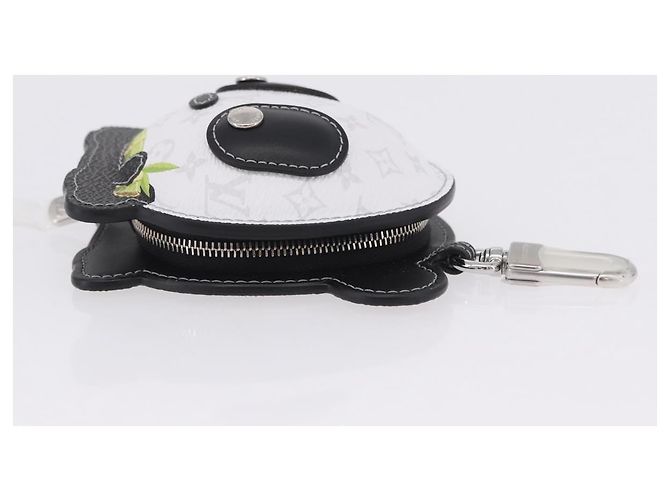 LOUIS VUITTON Monogram LV Panda Bag Charm White M03397 LV Auth 202108SM Bianco Monogramma - vista 3