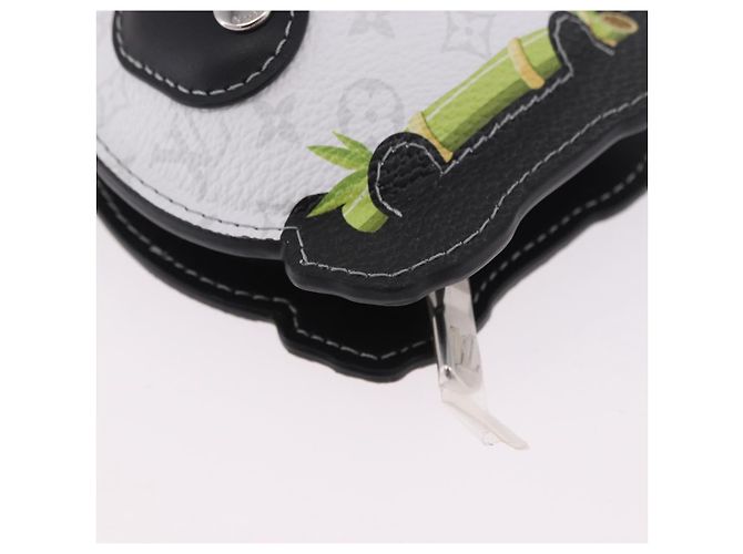 LOUIS VUITTON Monogram LV Panda Bag Charm White M03397 LV Auth 202108SM Bianco Monogramma - vista 9