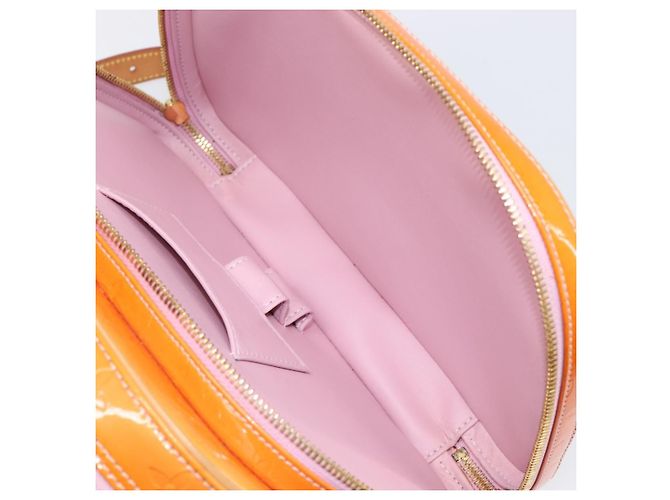 LOUIS VUITTON Monogram Vernis Marley Marshmallow Pink M91039 LV Auth 198932A - vista 11