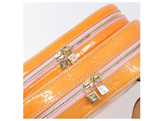 LOUIS VUITTON Monogram Vernis Marley Marshmallow Pink M91039 LV Auth 198932A - vista 18