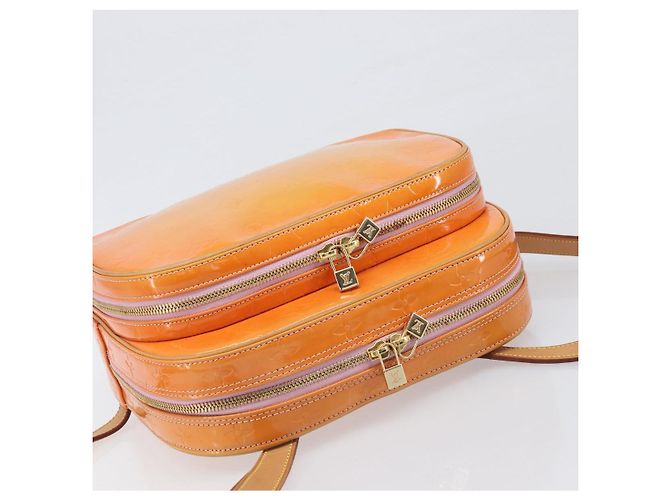 LOUIS VUITTON Monogram Vernis Marley Marshmallow Pink M91039 LV Auth 198932A - vista 6