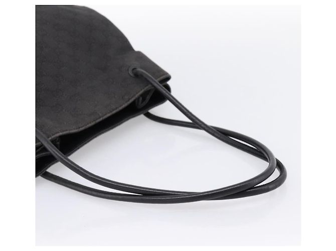 Borsa Tote GUCCI GG Canvas Black 101341 Auth 202202 Nero - vista 7