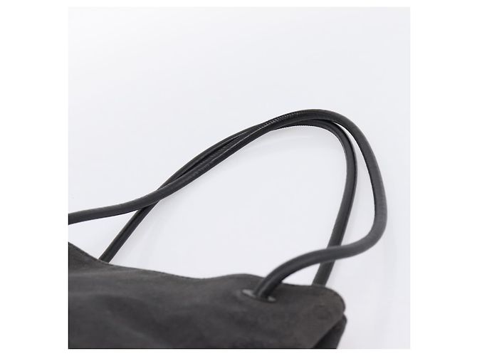 Borsa Tote GUCCI GG Canvas Black 101341 Auth 202202 Nero - vista 8