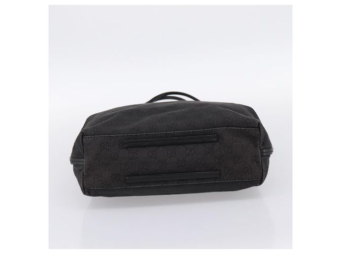 Borsa Tote GUCCI GG Canvas Black 101341 Auth 202202 Nero - vista 9