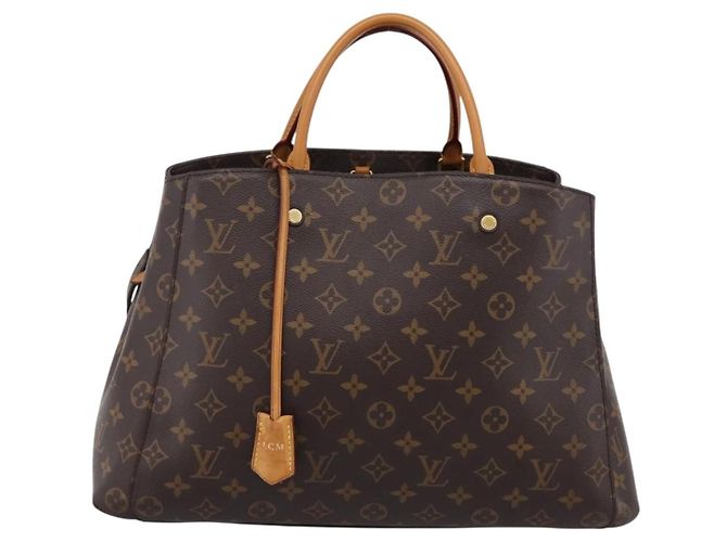 Borsa a mano LOUIS VUITTON Monogram Montaigne GM 2way M41067 LV Auth 199969V Monogramma - vista 13