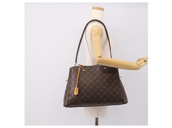 Borsa a mano LOUIS VUITTON Monogram Montaigne GM 2way M41067 LV Auth 199969V Monogramma - vista 27