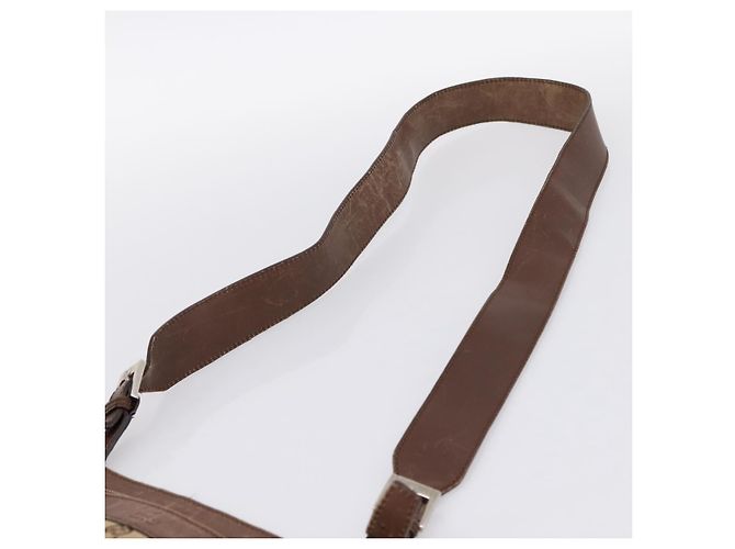 Borsa a tracolla GUCCI GG Canvas Beige Silver 92560 Auth 200354 Argento - vista 8