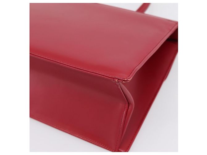Borsa a mano GIVENCHY in pelle 2way rossa tono oro Auth BA15402A Rosso - vista 14