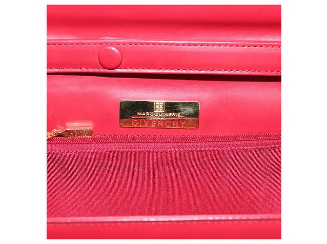 Borsa a mano GIVENCHY in pelle 2way rossa tono oro Auth BA15402A Rosso - vista 17