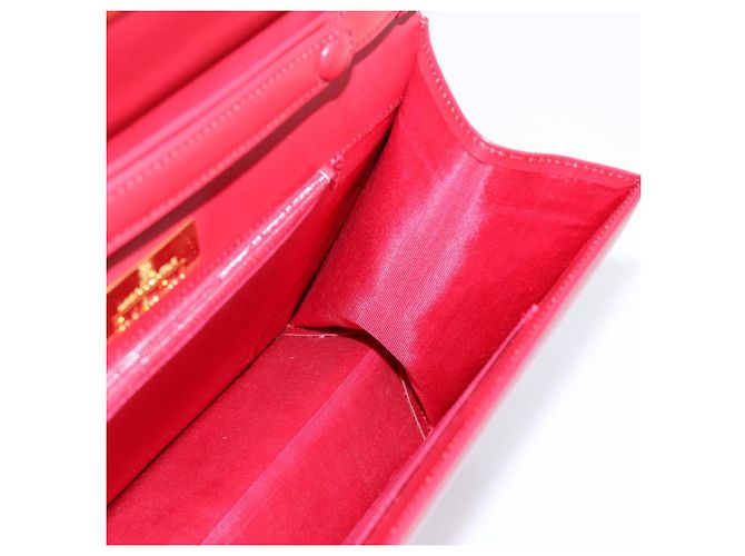 Borsa a mano GIVENCHY in pelle 2way rossa tono oro Auth BA15402A Rosso - vista 19