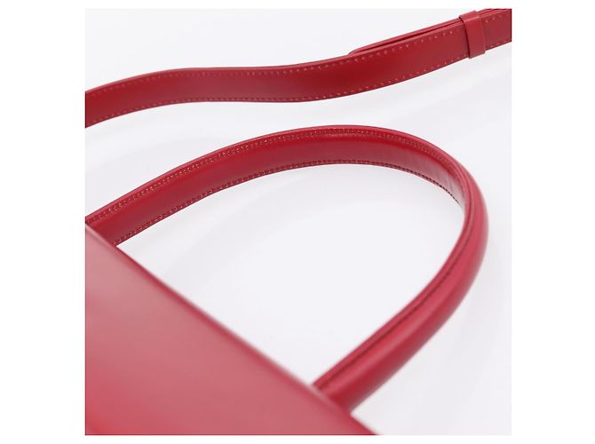 Borsa a mano GIVENCHY in pelle 2way rossa tono oro Auth BA15402A Rosso - vista 8