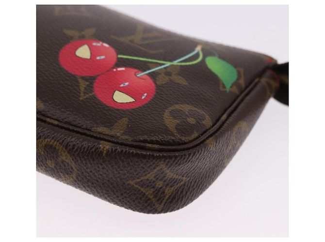 LOUIS VUITTON Monogram Cherry Mini Pochette Accessoires Pouch LV Auth 198316SAV Monograma - vista 15
