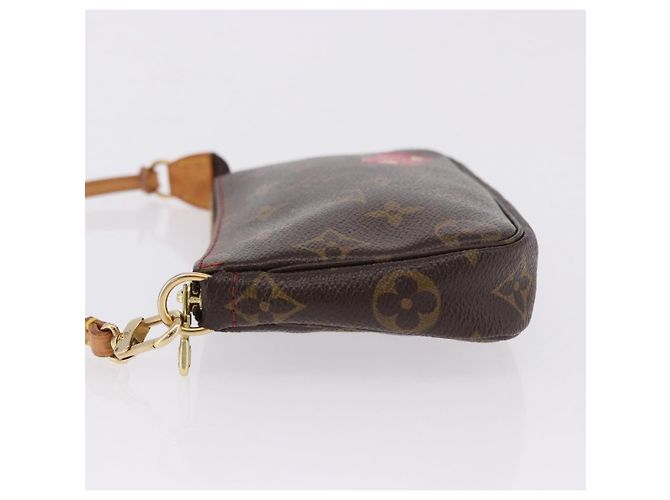 LOUIS VUITTON Monogram Cherry Mini Pochette Accessoires Pouch LV Auth 198316SAV Monograma - vista 4