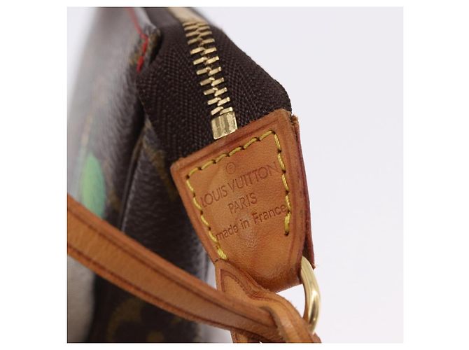 LOUIS VUITTON Monogram Cherry Mini Pochette Accessoires Pouch LV Auth 198316SAV Monograma - vista 9