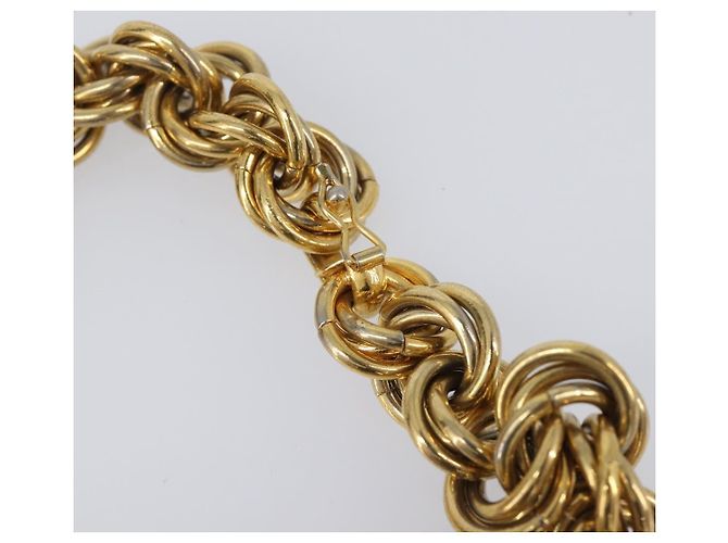 Céline Collana CELINE Metallo Oro Auth bs36921 D'oro - vista 13