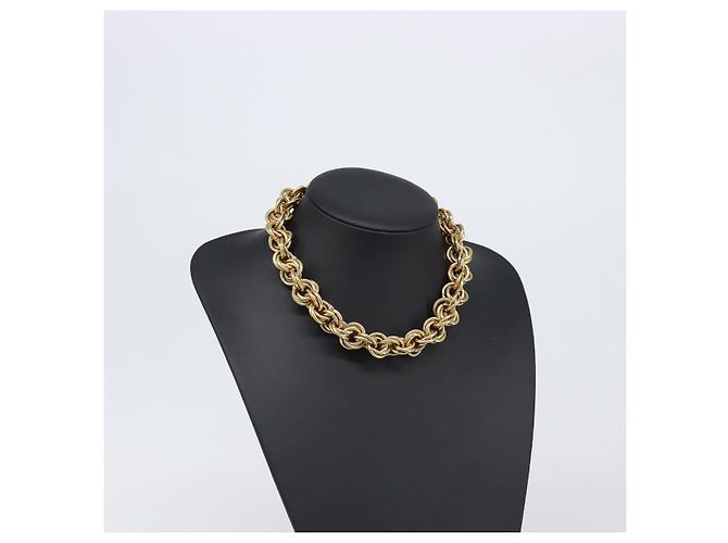 Céline Collana CELINE Metallo Oro Auth bs36921 D'oro - vista 15