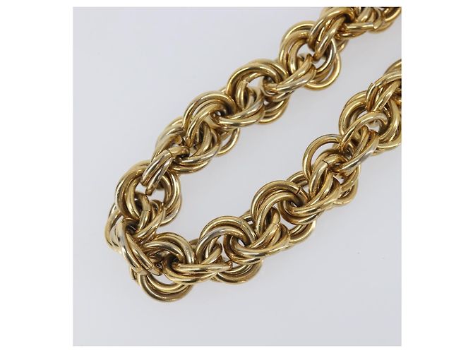 Céline Collana CELINE Metallo Oro Auth bs36921 D'oro - vista 3