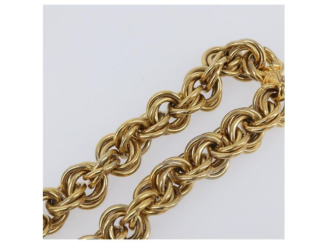 Céline Collana CELINE Metallo Oro Auth bs36921 D'oro - vista 5
