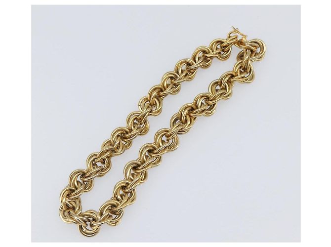 Céline Collana CELINE Metallo Oro Auth bs36921 D'oro - vista 7