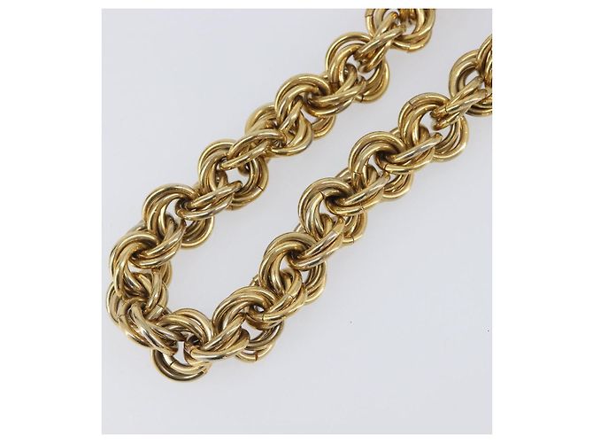 Céline Collana CELINE Metallo Oro Auth bs36921 D'oro - vista 8