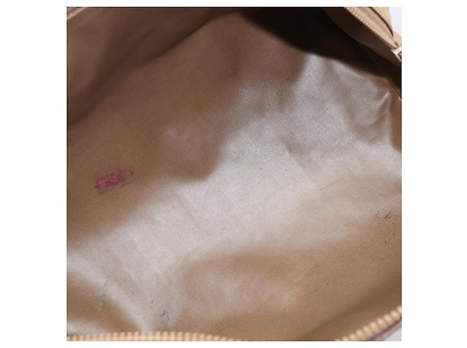 Céline Borsa a mano CELINE C Sulky PVC Beige Gold Auth 199903 D'oro - vista 19