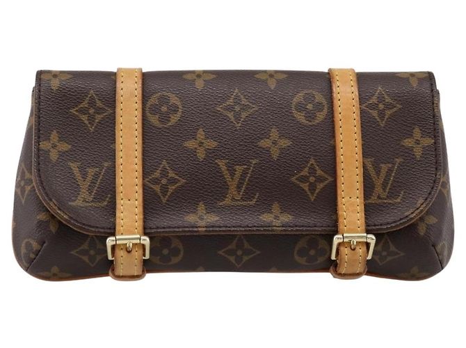 LOUIS VUITTON Monogram Pochette Marrell Waist bag M51159 LV Auth ka6017V Monogramma - vista 13
