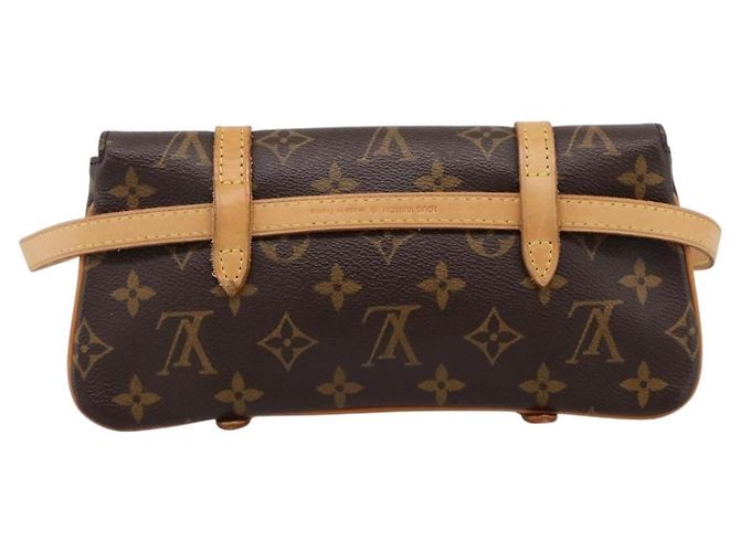 LOUIS VUITTON Monogram Pochette Marrell Waist bag M51159 LV Auth ka6017V Monogramma - vista 2
