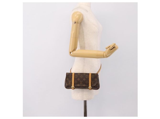 LOUIS VUITTON Monogram Pochette Marrell Waist bag M51159 LV Auth ka6017V Monogramma - vista 21