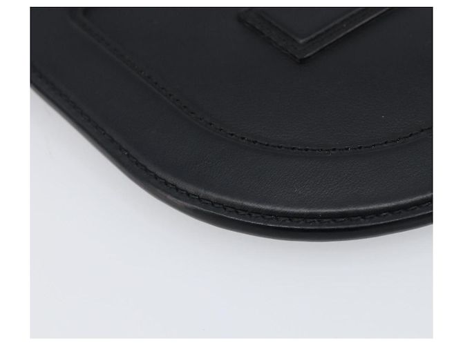 FENDI Schultertasche aus Leder Schwarz Auth 199918A - Ansicht 11