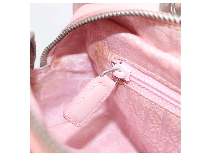 Borsa Christian Dior Cannage Lady D Joy in pelle rosa argento autentica 198283SAM - vista 21