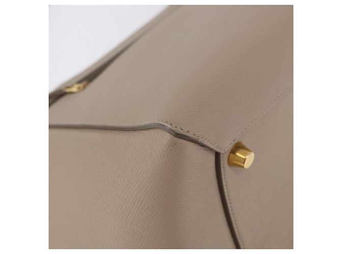 Céline Borsa a mano CELINE Belt Bag in pelle Beige Oro Auth 201889V D'oro - vista 14
