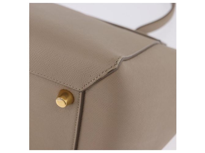Céline Borsa a mano CELINE Belt Bag in pelle Beige Oro Auth 201889V D'oro - vista 15