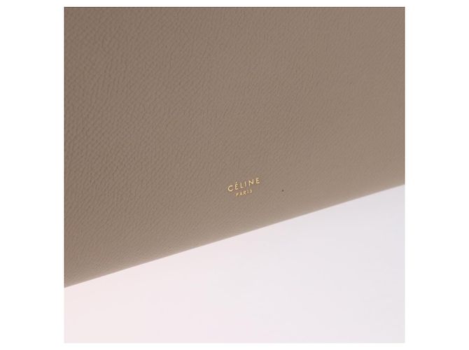 Céline Borsa a mano CELINE Belt Bag in pelle Beige Oro Auth 201889V D'oro - vista 16