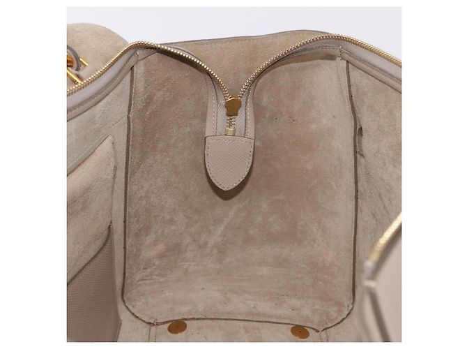 Céline Borsa a mano CELINE Belt Bag in pelle Beige Oro Auth 201889V D'oro - vista 21