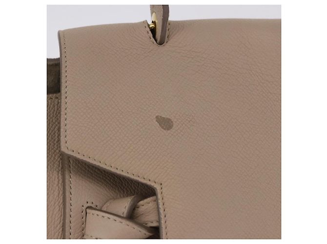 Céline Borsa a mano CELINE Belt Bag in pelle Beige Oro Auth 201889V D'oro - vista 3