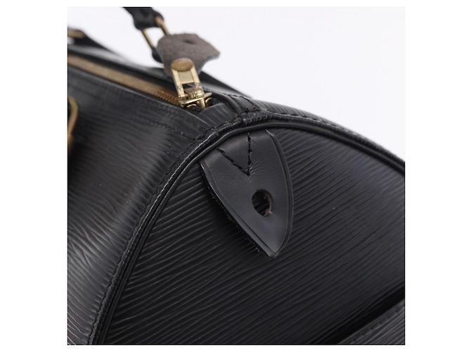 LOUIS VUITTON Epi Speedy 30 Hand Bag Noir Black M43002 LV Auth 200381V Preto - vista 18