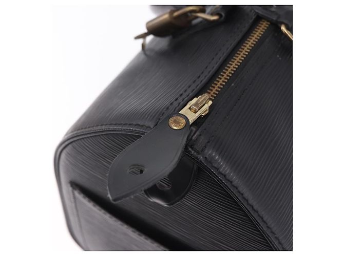 LOUIS VUITTON Epi Speedy 30 Hand Bag Noir Black M43002 LV Auth 200381V Preto - vista 19