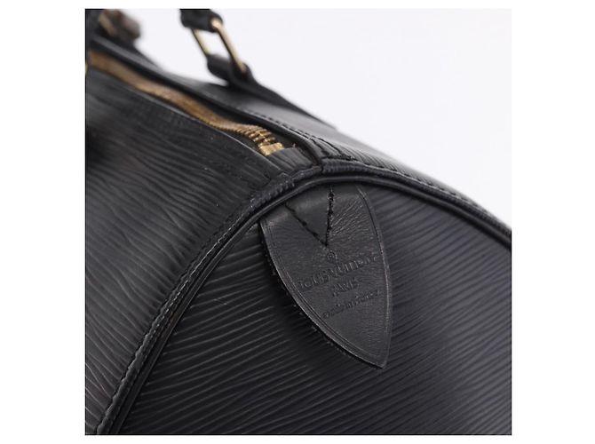 LOUIS VUITTON Epi Speedy 30 Hand Bag Noir Black M43002 LV Auth 200381V Preto - vista 20