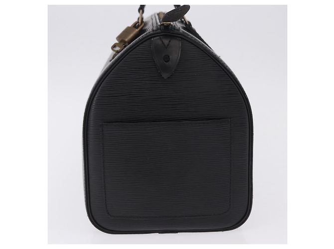 LOUIS VUITTON Epi Speedy 30 Hand Bag Noir Black M43002 LV Auth 200381V Preto - vista 3