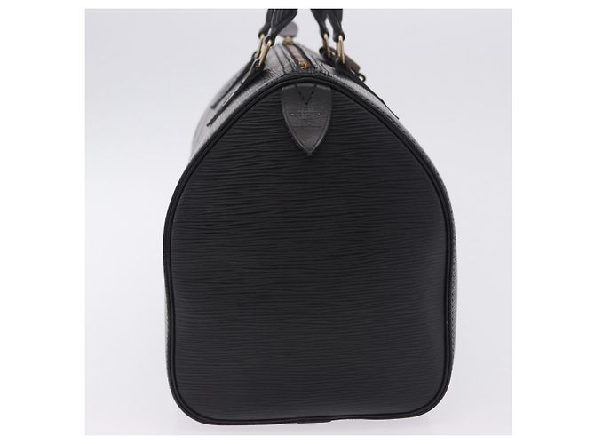 LOUIS VUITTON Epi Speedy 30 Hand Bag Noir Black M43002 LV Auth 200381V Preto - vista 4