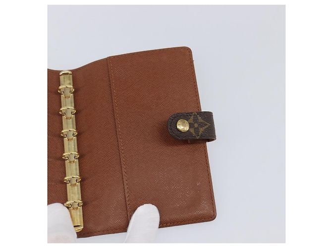 LOUIS VUITTON Monogram Agenda PM Day Planner Cover R20005 LV Auth hk4082 Monograma - vista 14