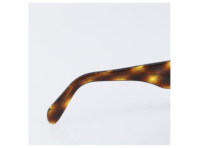 Gafas de sol CHANEL estampado carey de plástico marrón y dorado CC Auth BA15309 Castaño - vista 14