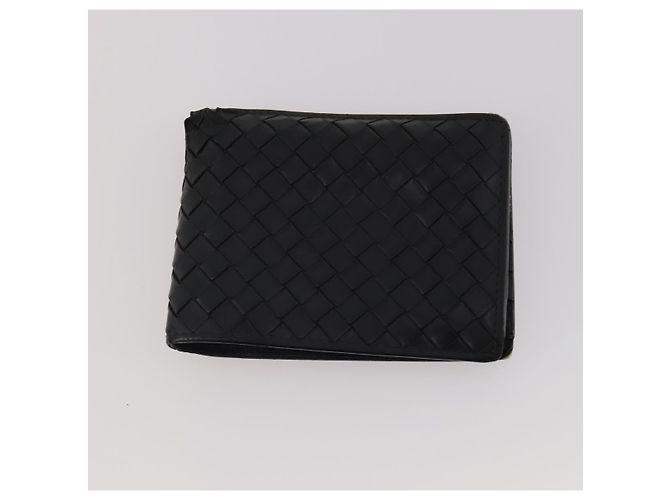Carteira Bolsa GUCCI GG Leather Canvas 6 Set Beige Black Auth am12473 Preto Bege - vista 19